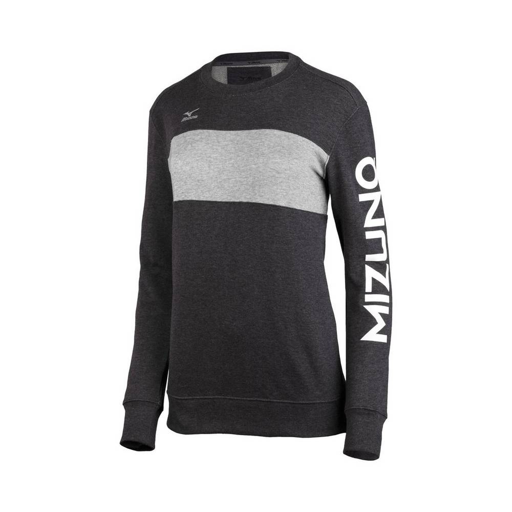 Damske Treningove Oblecenie Mizuno Retro Crew Volejbalove Siva Vypredaj LDKP42875